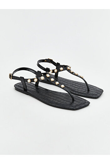 LC Waikiki Women's Stoned Flip Flops