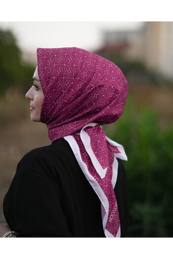 MONOOR Cardin Pattern Soft Scarf