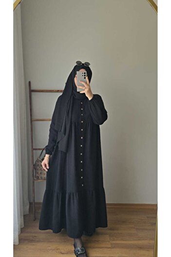Store Sahra Müslin Tesettür Elbise