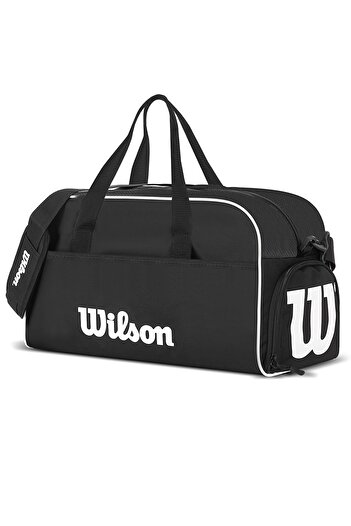 Wilson 40 Liter Sports Bag - Travel Black Shoulder Strap Hand Suitcase