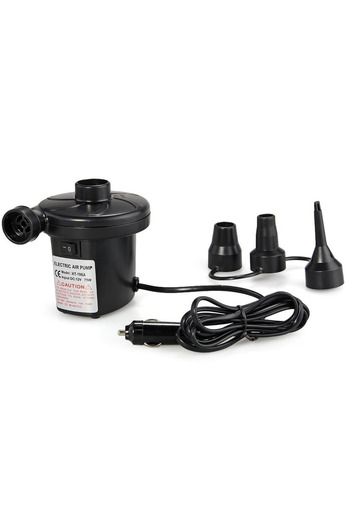 barste Dual-function electric air pump, plug-in and car, for mattresses and pools