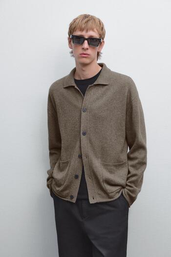 Massimo Dutti Pamuklu triko hırka