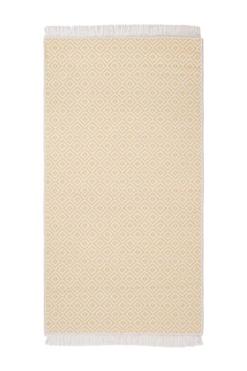 Halımax Cotto 80x150cm %100 Pamuk Çift Taraflı Çamaşır Makinesinde Yıkanabilir Saçaklı Kilim