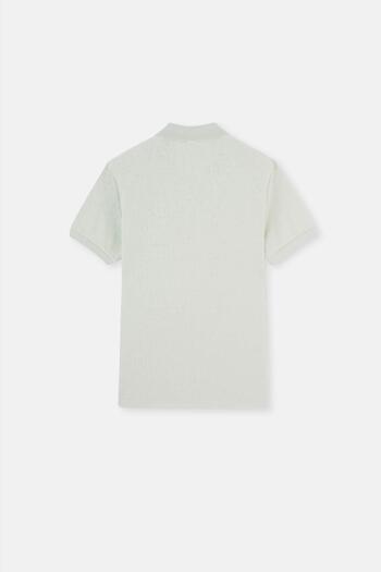 Dagi Light Mint Jacquard Polo Neck T-Shirt