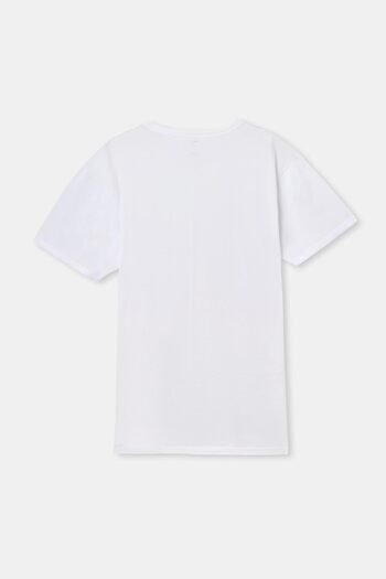 Dagi White O-Neck T-Shirt