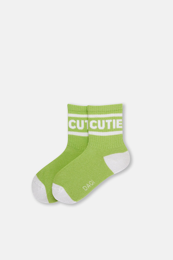 Dagi Green Girl's Jacquard Socks