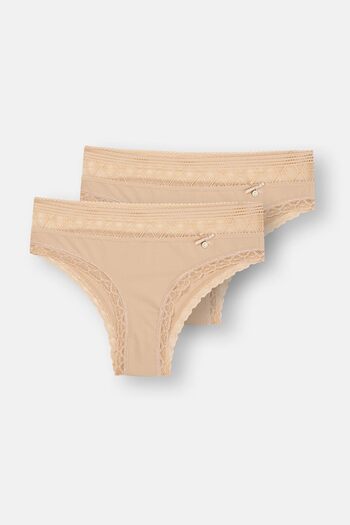 Dagi Micro poliamidă din 2 piese cu detaliu pentru accesorii pentru piele, brazilian