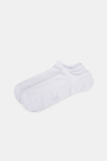 Dagi White Men&#39;s Cotton Short Ballerina Socks