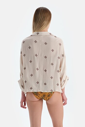 Dagi Ecru Long Sleeve Shirt
