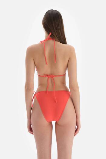 Dagi Orange Triangle Small Bikini Top