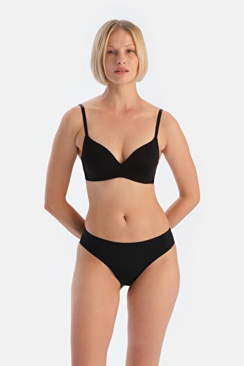 Dagi Black Classic Laser Cut Adhesive Brief