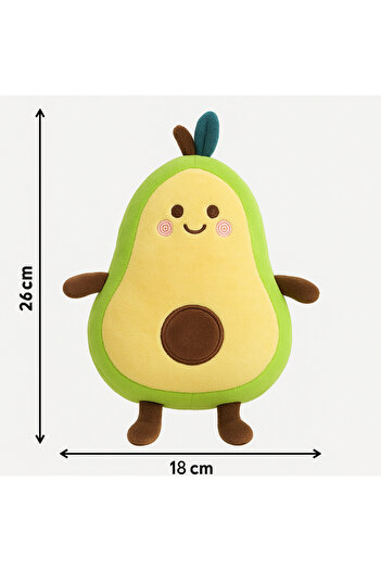 farddad Avocado Plush 26 cm |   Avocado Plush Toy |   Fruit Plush