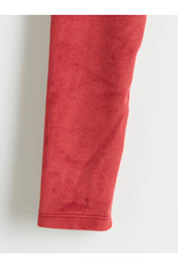 LC Waikiki Velvet Girl's Tights with Elastic Waist