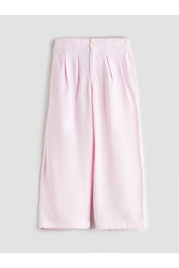 LC Waikiki Elastic Waist Pleated Girls' Trousers