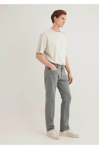 Mavi Marcus Comfort Gabardine Gray Men's Trousers M0035180922
