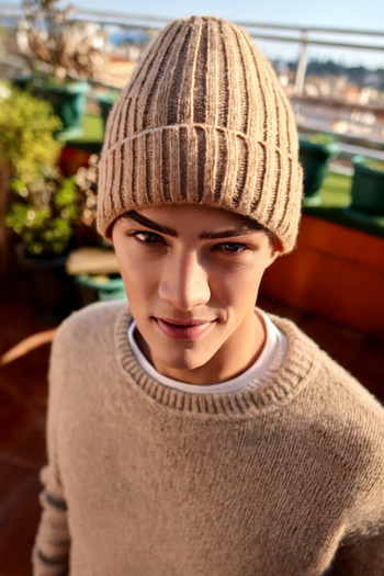 LAGRANZE Thessaloniki Knitted Men's Beret