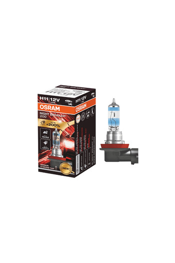Osram Halogen headlight bulb H11 Night Breaker +200% 55w 12v 64211NB200