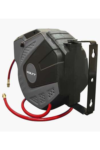 Voltt VT202 Air Hose Reel – 15M Length – 16 Bar Pressure – Auto-Retract Mechanism – Heavy-Du