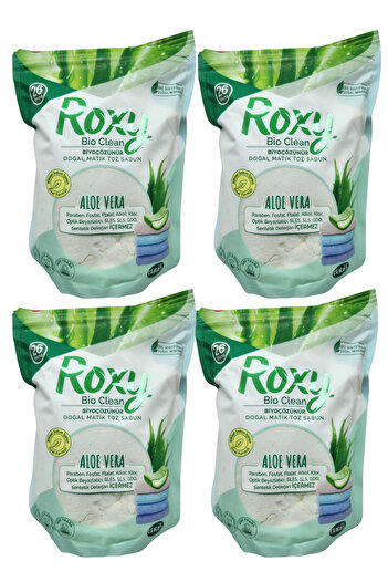 Dalan Roxy Doğal Toz Matik Toz Sabun Aloe Vera 800gr x 4 Adet