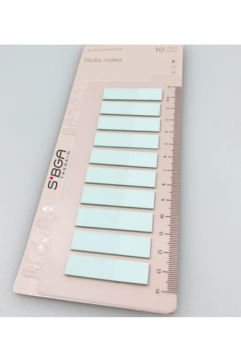 sibga tasarım Transparent Light Ice Blue Color Postit Post-It Post It. Bookmark Bookmark Post-It Sticker Note Paper