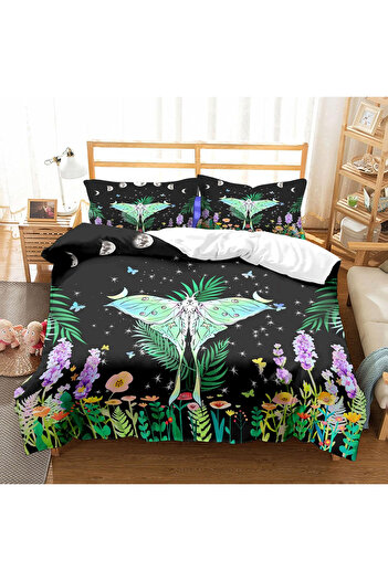 OEM Bed linen duvet cover 135x200 cm, 1 pillowcase 80x80 cm butterfly print
