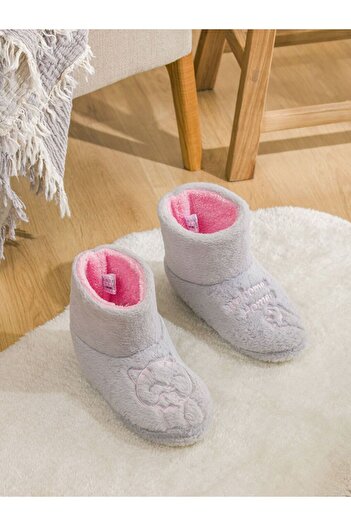 LC Waikiki LCW STEPS Pelüş Kadın Ev Botu Panduf