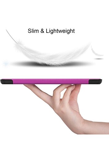 SIGLOO Ultralight stand case with sleep wake up function for Lenovo Tab P12 12.7 inches purple