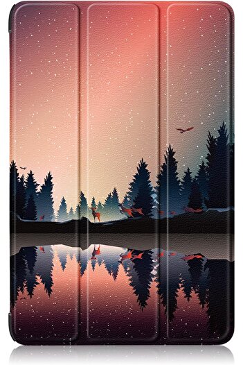 SIGLOO Husa Samsung Tab S10/S9/S8 Ultra 14.6'', smart cover, slot stylus, Mirrored in the Lake