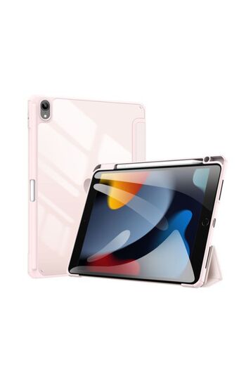 SIGLOO Premium case for iPad Pro 12.9", synthetic leather interior, Pen holder, PC back, Pink