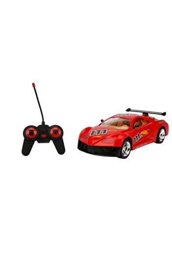 Toysan Masina cu telecomanda, model curse, 1:12, rosu,