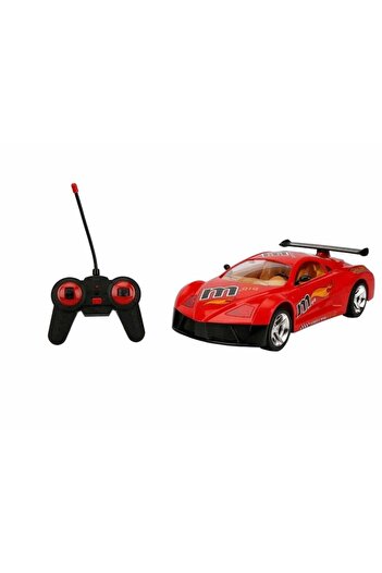 Toysan Masina cu telecomanda, model curse, 1:12, rosu,