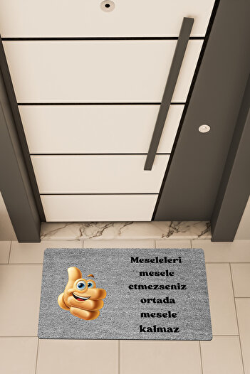 Dormot Quality Digital Printing Gray, if You Don'T Care Themed Door Mat