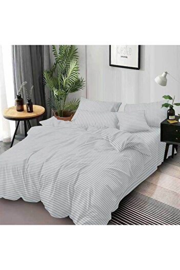 Patul Damask Linen, Sulphur, 2 Persons, Double Bed, 6 Pieces