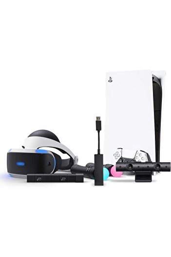 erorex كابل محول الواقع الافتراضي لجهاز PS5، محول كاميرا صغيرة USB3.0 لجهاز PS5، PS4، كابل الواقع الافتراضي لجهاز PS5، متوافق مع جهاز PS5، PS4 خارجي