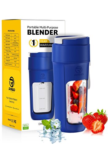 erorex Portable Smoothies Blender Bottle Blender Fruits, Smoothies & Shakes, Cordless Usb-C, Stainless