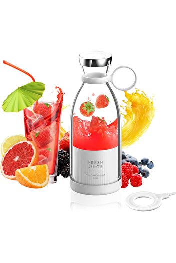 erorex Portable Blender Smoothie Maker, 350Ml Fresh Juice Mini Blender Bottle Usb Fast Charging,