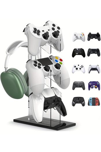 erorex Game Controller Headset Stand Holder Headset Compatible Ps4 Ps5 Xbox Switch / Switch2 Controller