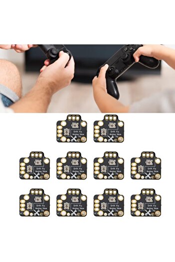 erorex لوحة إصلاح عصا التحكم التناظرية Gamepad Drift Fix Mod 10 قطع لوحة إصلاح عصا التحكم ثلاثية الأبعاد العالمية لأجهزة PS5 و Xbox