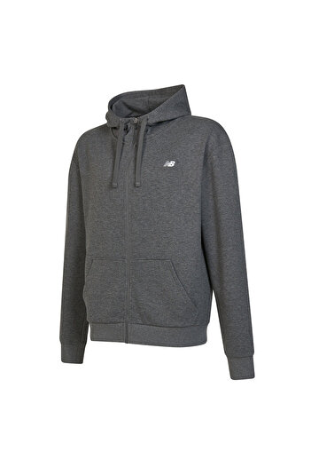 New Balance Lifestyle Men Full Zip Black Jacket Mnj3526-Chc