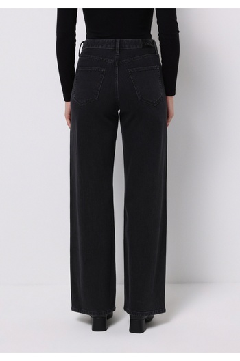 Colin's Regular Fit Women's Black Jean Trousers