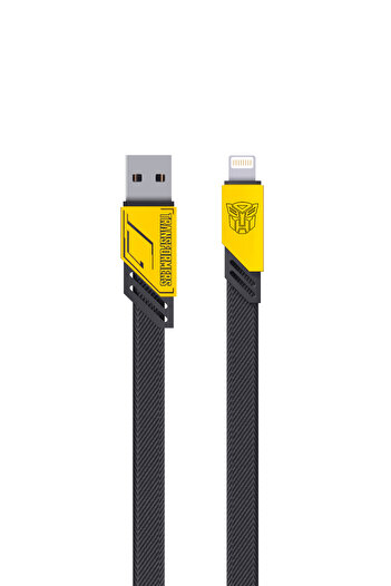 transformers TF-A10 A-Lightning Fast Charging Braided Cable – 27W Power, Quick 30-Minute Charging - 1.5M