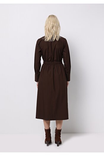 Colin's Regular Fit Women's Brown Dress