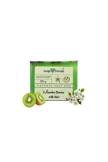 Soap&Friends Manuka Flower and Kiwi Delight Soap Bar |130g Soap Bar for Daily Cleansing, Moisturized Skin