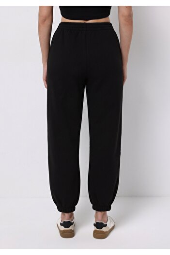 Colin's Regular Fit Mid Waist Straight Women's Black Sweatpants