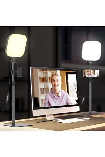 Generic Mojimdo 360 LED Video Light with 3 Color & 5 Brightness & Timer