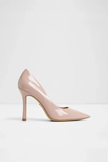 Aldo Stessy3.0 - Women's Pink Thin Heeled Slip-On Shoes