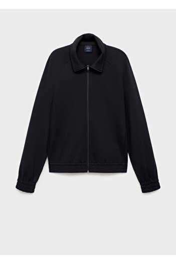 MANGO Man Regular fit fermuarlı sweatshirt