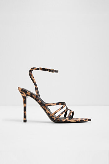 Aldo Solania - Women's Brown Thin Heeled Buckle Sandals