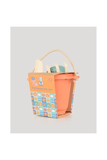 lets be child Set jucarii nisip copii, 4 piese, galeata portocaliu, LC