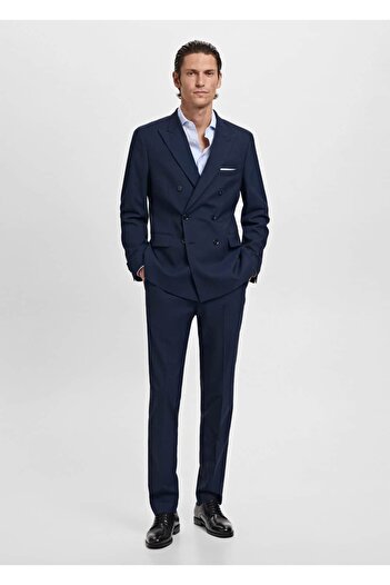 MANGO Man Slim fit Monaco kruvaze blazer ceket